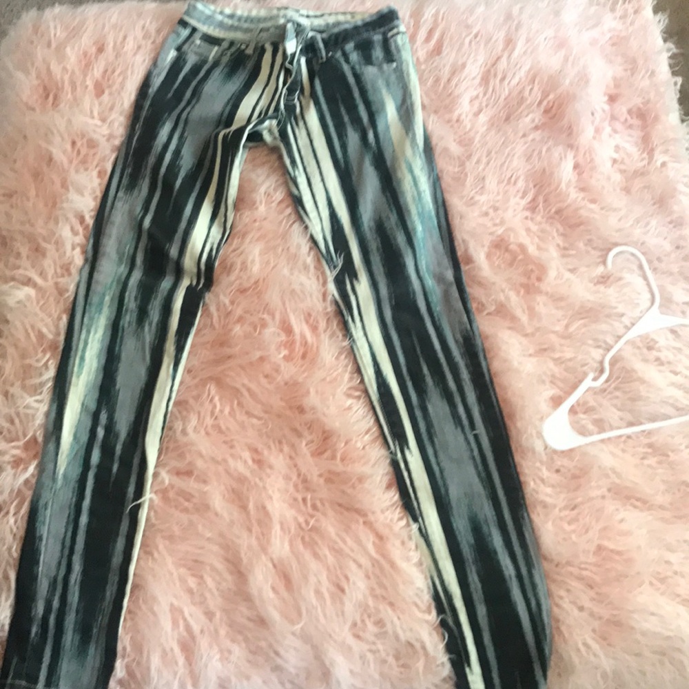 Armani Exchange print denim